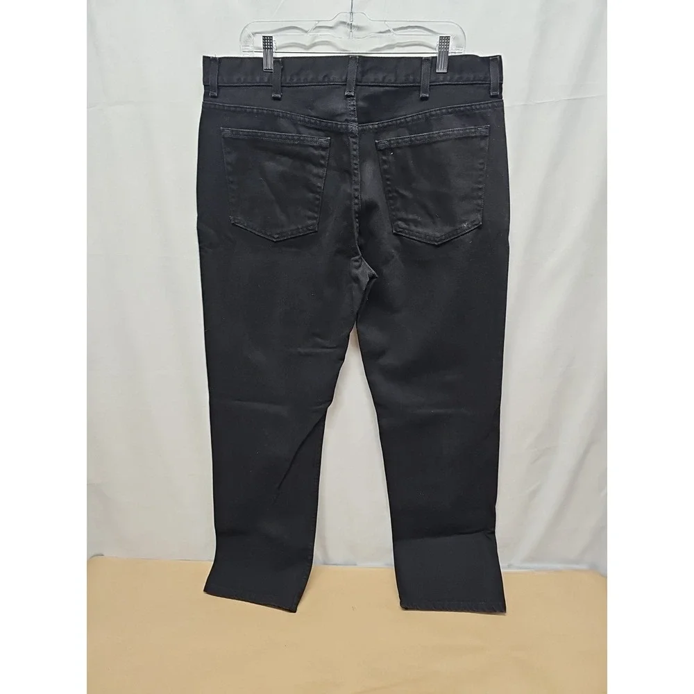 George Men's Black Denim Jeans Pants Regular‎ Size 38/32